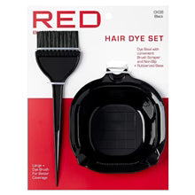 Red by kiss Hair Dye Set - Black