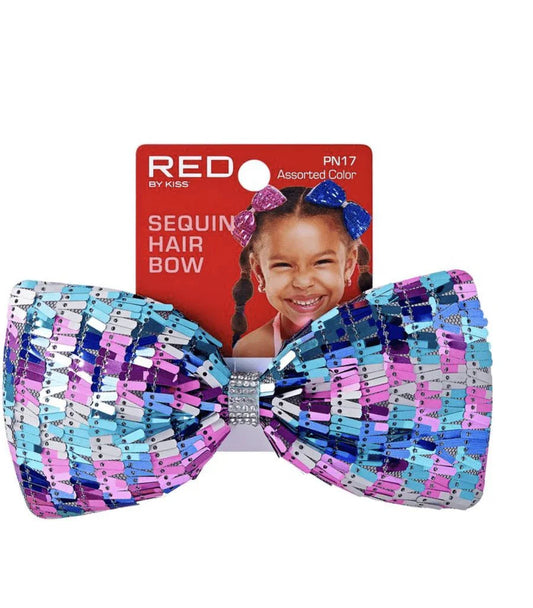 Red By Kiss Sequin Hair Bow - Assorted color