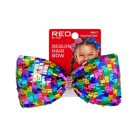Red By Kiss Sequin Hair Bow - Assorted color