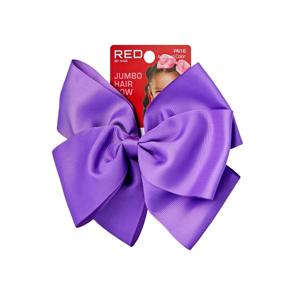 Red By Kiss Jumbo Hair Bow - Purple