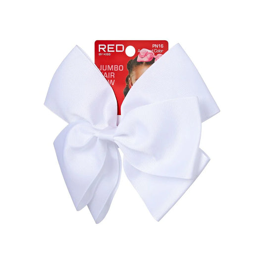 Red By Kiss Jumbo Hair Bow - White