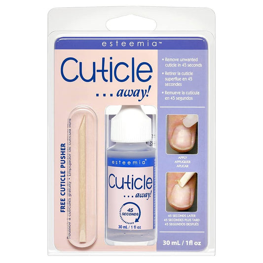 Esteemia Cuticle Away with Free Cuticle Pusher  - 1fl oz